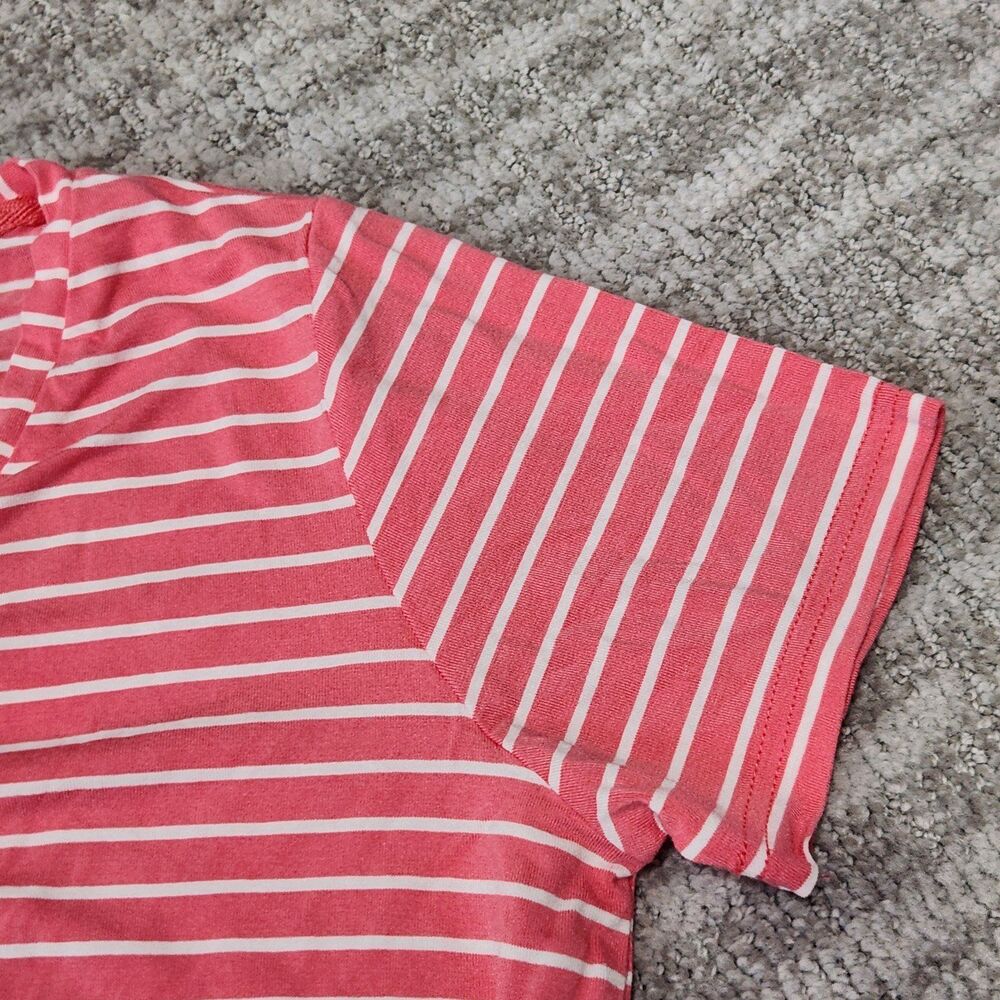 Joules Candice ruched t-shirt dress bodycon pink white size 6 ladies - Picture 9 of 12